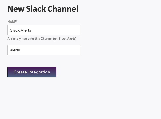 Add Slack Notification Channel