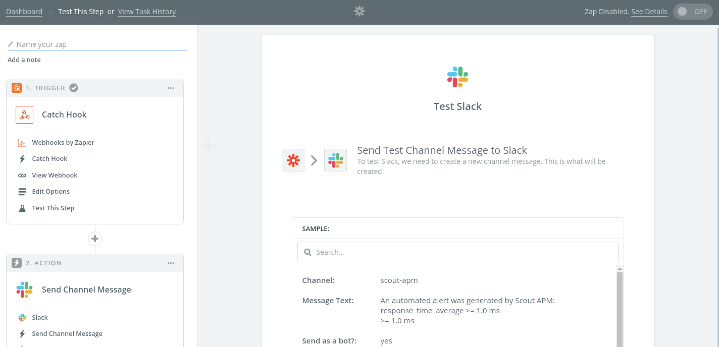 Test Slack